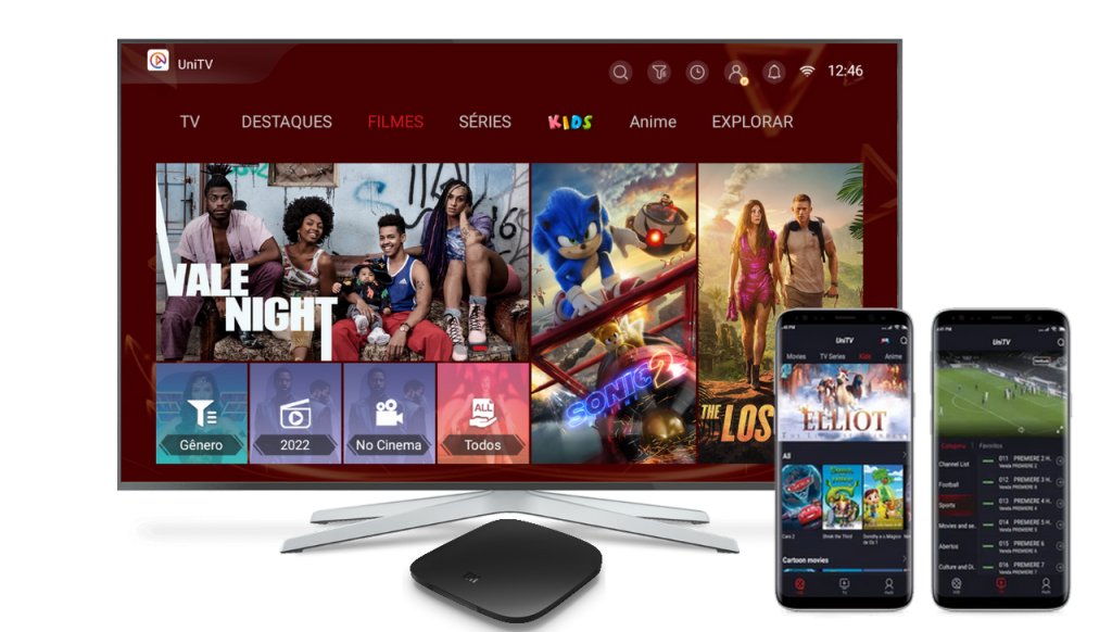 Interface UniTV VIP